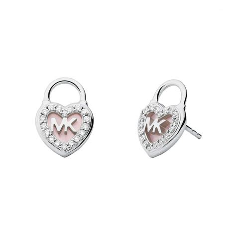 Michael Kors silver earrings uk